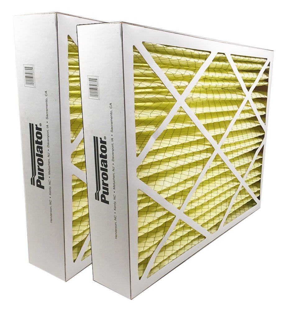 Assigned by Sterling Seal & Supply, (STCC) P25-20X25X5X2.TOE Furnace Air Filter P25 Purolator High End Filter, Replacement for Honeywell F25, Actual Size 20" x 24 7/8" x 4 3/8" (2-pack)