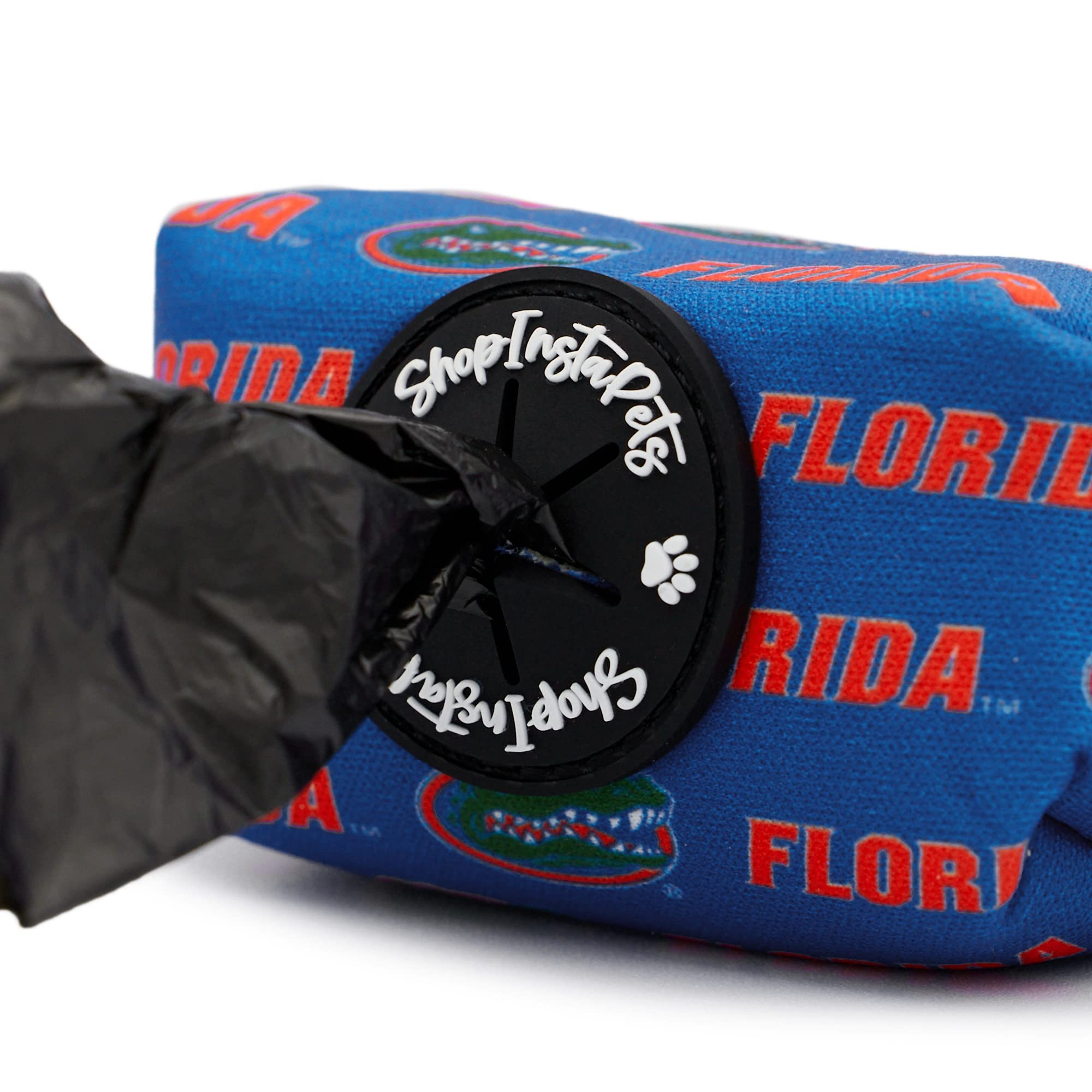 InstaPetTags Florida Gators Poop Bag Holder | Officially Licensed NCAA Dog-Waste-Bag-Holder, 1 Count