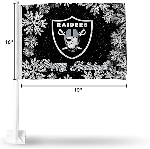 Miniatura 441 de Rico Industries NFL - Bandera de doble cara para automóvil, accesorio para auto B07NHSRDX2
