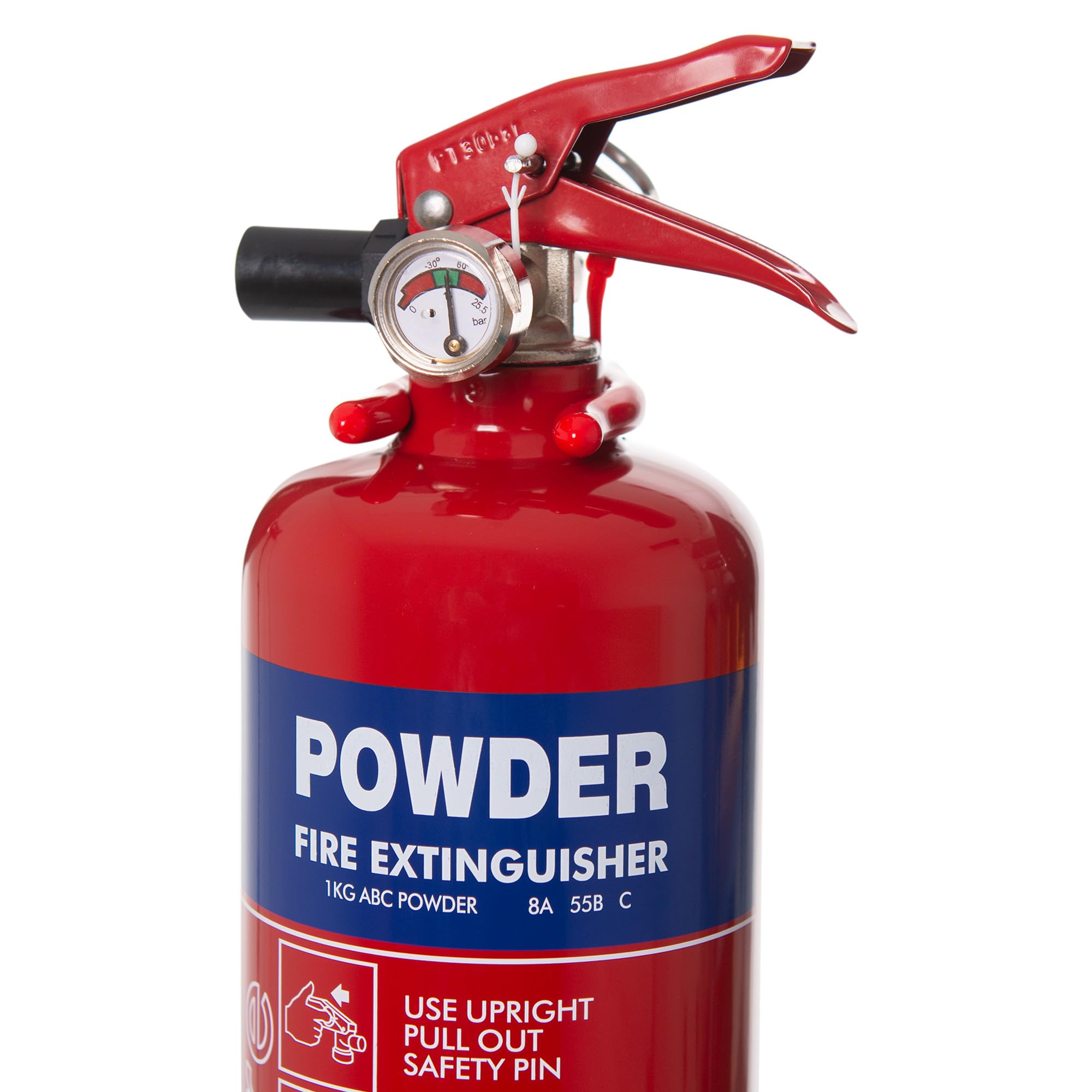 UltraFire 1kg Powder Fire Extinguisher - Car, Taxi, Caravan, Camping, Boat - Kitemarked EN3 — view 8