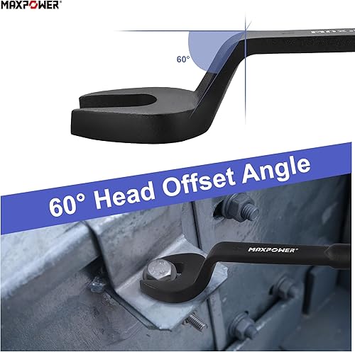 Vista 10 de MAXPOWER Llave Spud, apertura nominal de 7/8 pulgadas