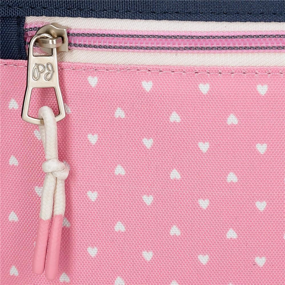 Pepe Jeans Noni Denim Nececer Adaptable Multicolor 26x16x12cm Polyester by Joumma Bags by Joumma Bags, Multicoloured, Nececer Adaptable, Multicoloured, Nececer Adaptable