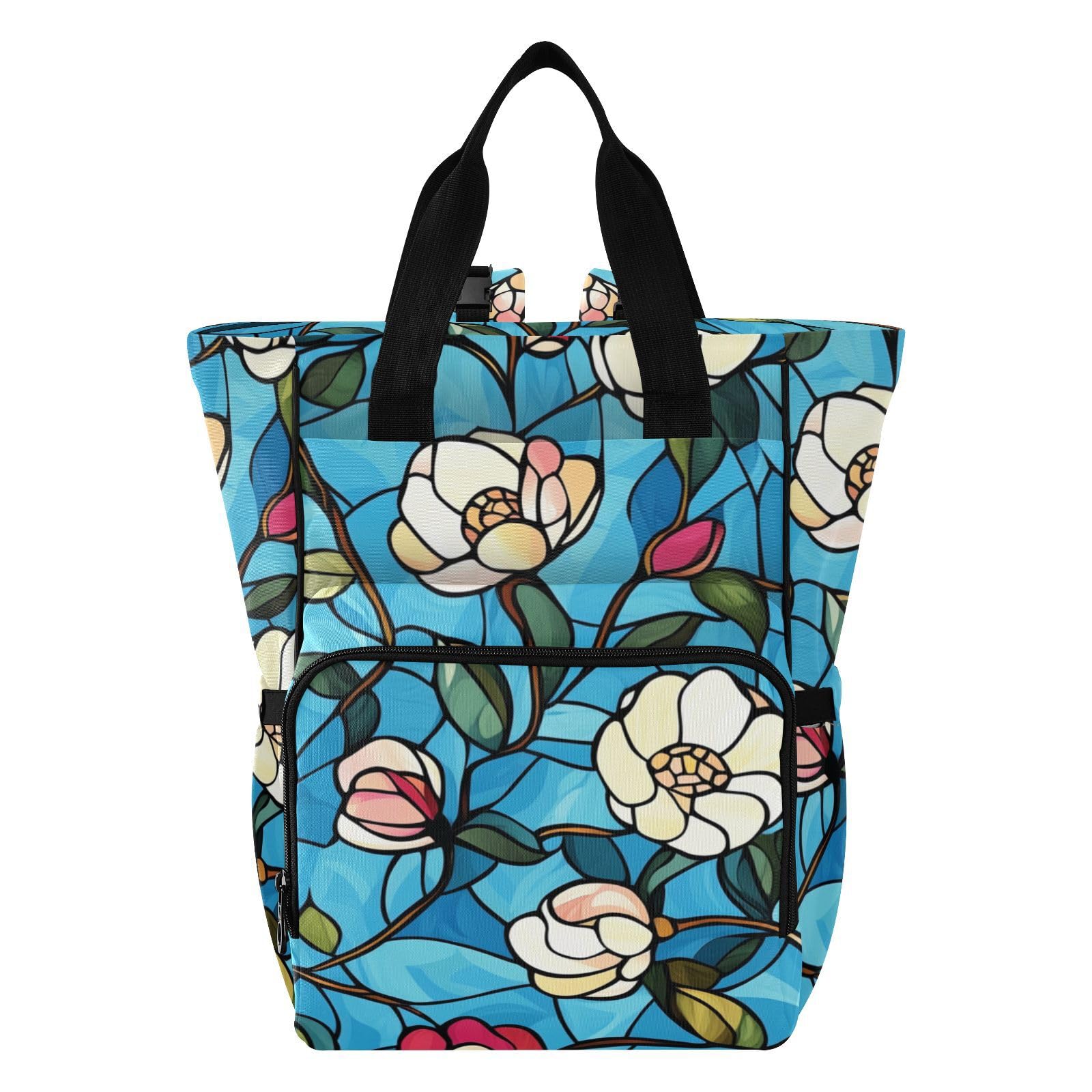 Baby Bags For Mama - Fiori di rosa in vetro colorato