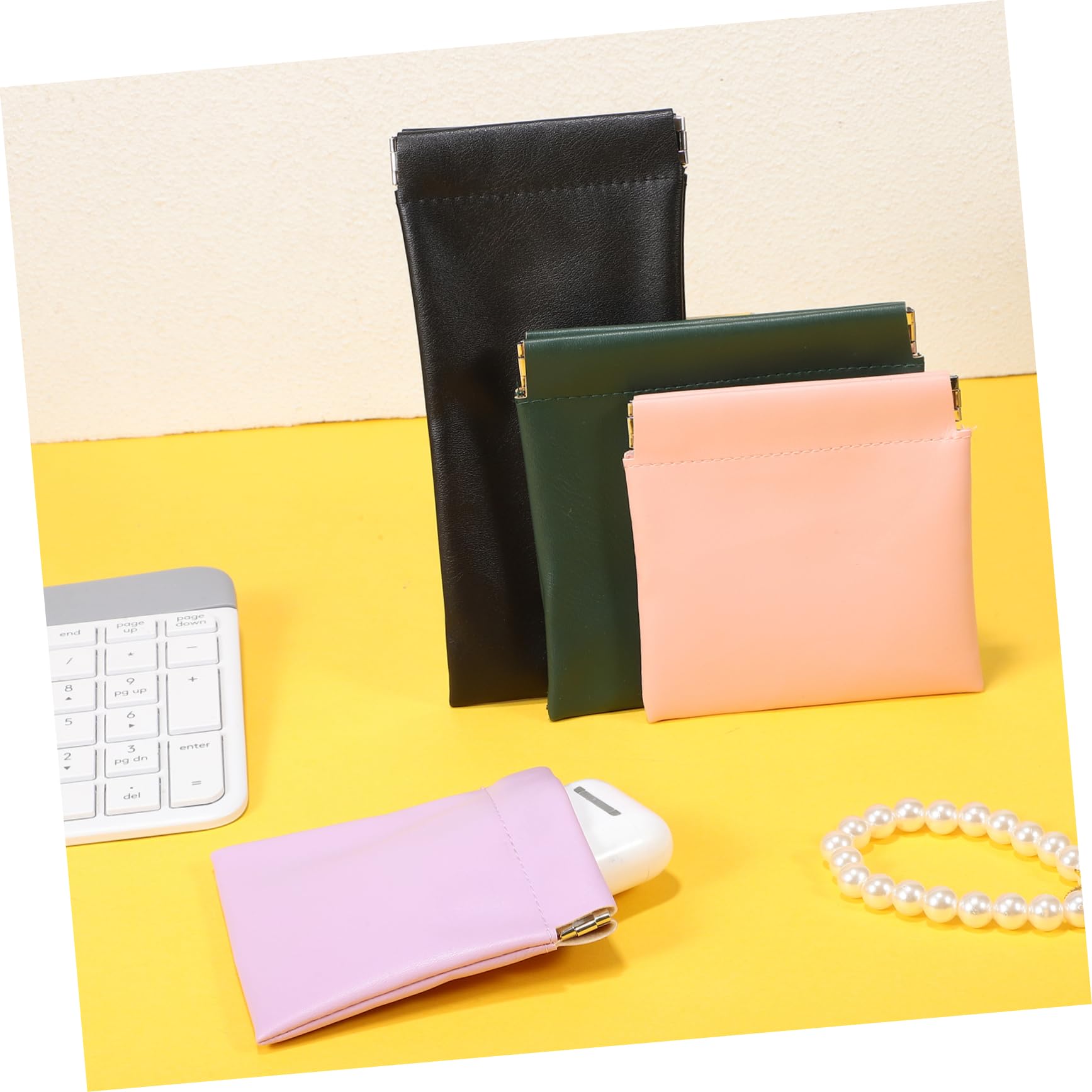 5 Set Borsa Portatile Sacchetti Per Trucco Donna Organizer Per Viaggi E Uso Cosmetici E Accessori 10 Pezzi*5