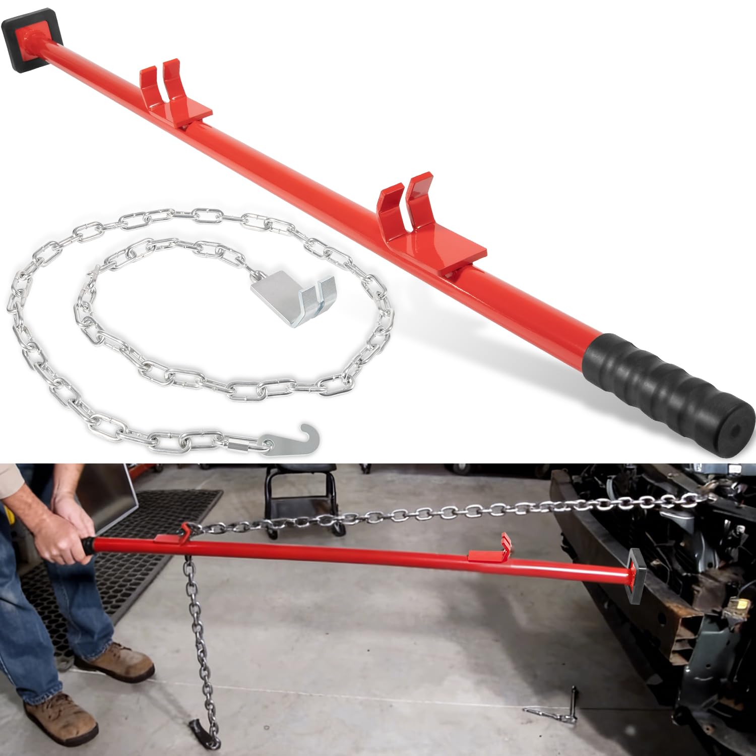 𝙐𝙥𝙜𝙧𝙖𝙙𝙚𝙙 77175 Pulling Stick Tool for Boat Car Repair (52" Long)