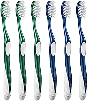 Vista 8 de Cepillos de dientes extra firmes para adultos, cerdas extra duras, 6