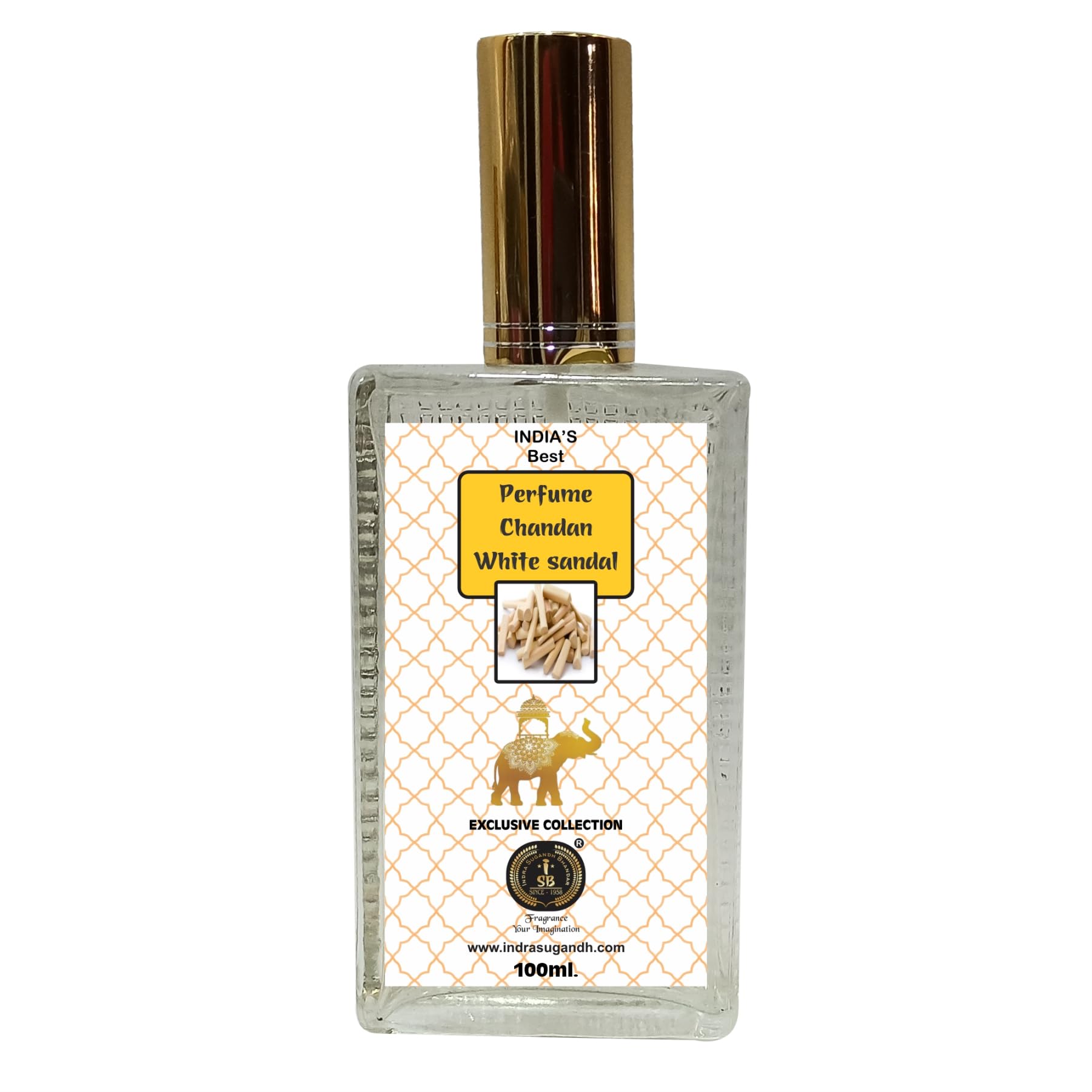 INDRA SUGANDH BHANDAR Perfume For Men|Women White Sandal|Chandan 100ml Natural Sandalwood Ittar Spray Long Lasting Fragrance Luxury Pack-image-22