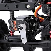 Vista 6 de INJORA 2 piezas Servo Emax ES08MAII 12g Servo RC analógico para AX24 1/24 RC Crawler Coche SCX24 Piezas de actualización Modelo de Coche Barco RC