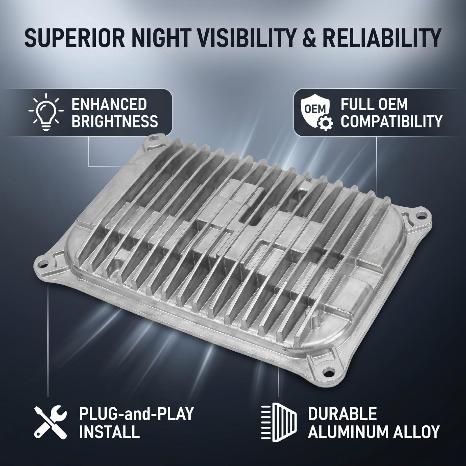 Haofy Módulo Controlador de Faro LED 2139002616 Lado Izquierdo