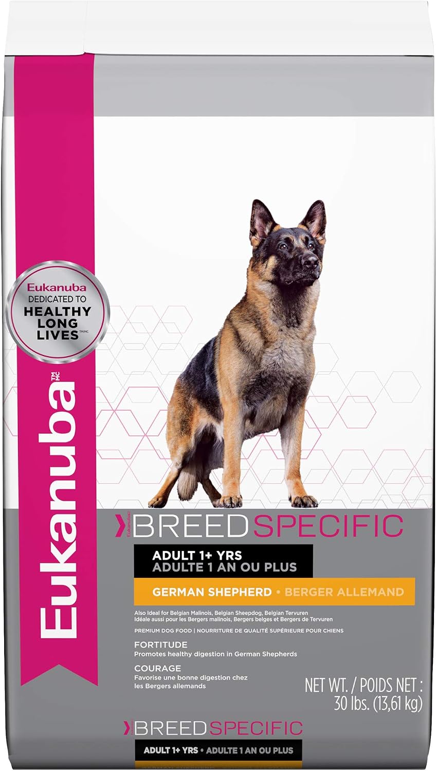 Eukanuba Breed Specific German Shepherd Dry Dog Food, 30 lb