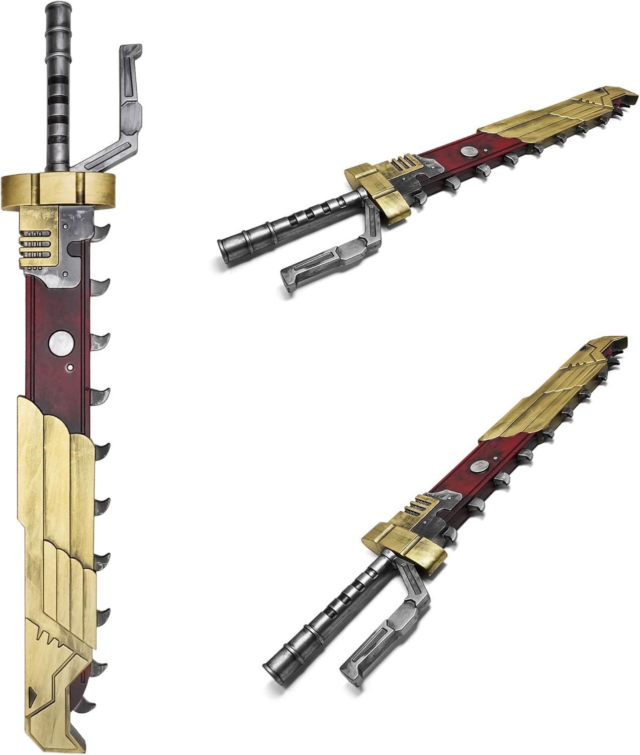40’’ Fantasy WH40K War Chainsaw Hammer Foam Sword Perfect for Videogame Cosplay Costume Event Party and Collectible