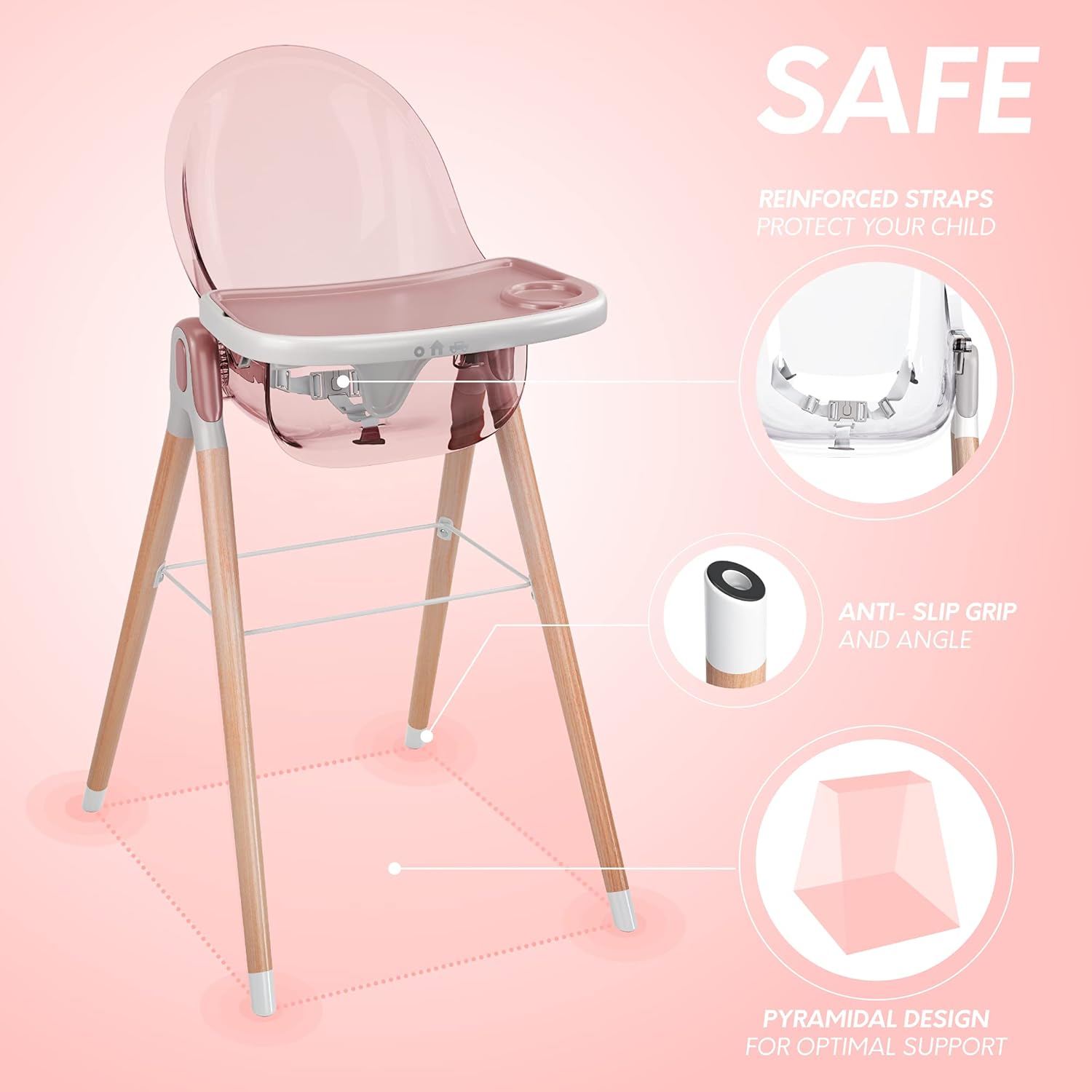 Buy Children Of Design 6 In 1 Deluxe High Chair For Babies Toddlers Buy Children Of Design 6 In 1 Deluxe High Chair For Babies Toddlers