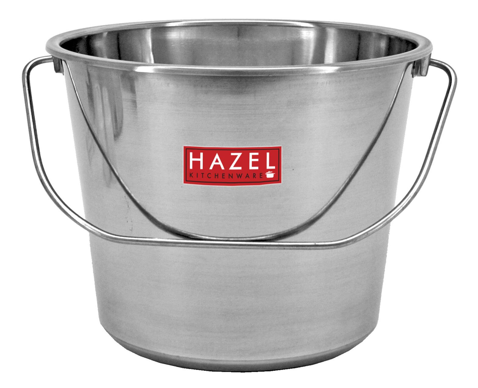 HAZEL Stainless Steel Non Joint Leak Proof Water Storage Bucket, 4 Ltr, Silver (B07ZBDFVS2) Amazon Price History, Amazon Price Tracker