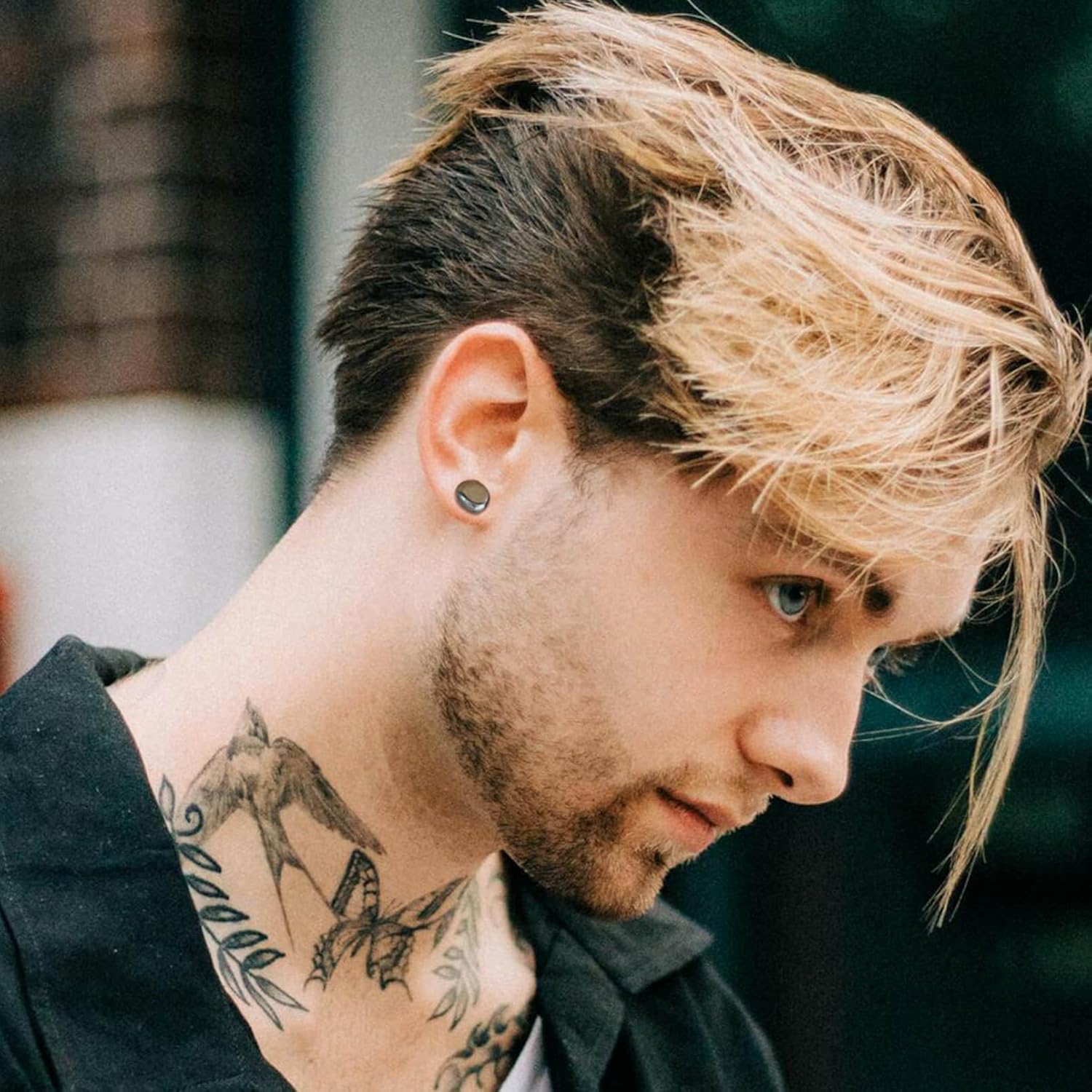 Turquoise Stud Earrings, Natural Small Turquoise Earrings for Second Hole, Western Earrings for Women Stainless Steel Post - Image 6