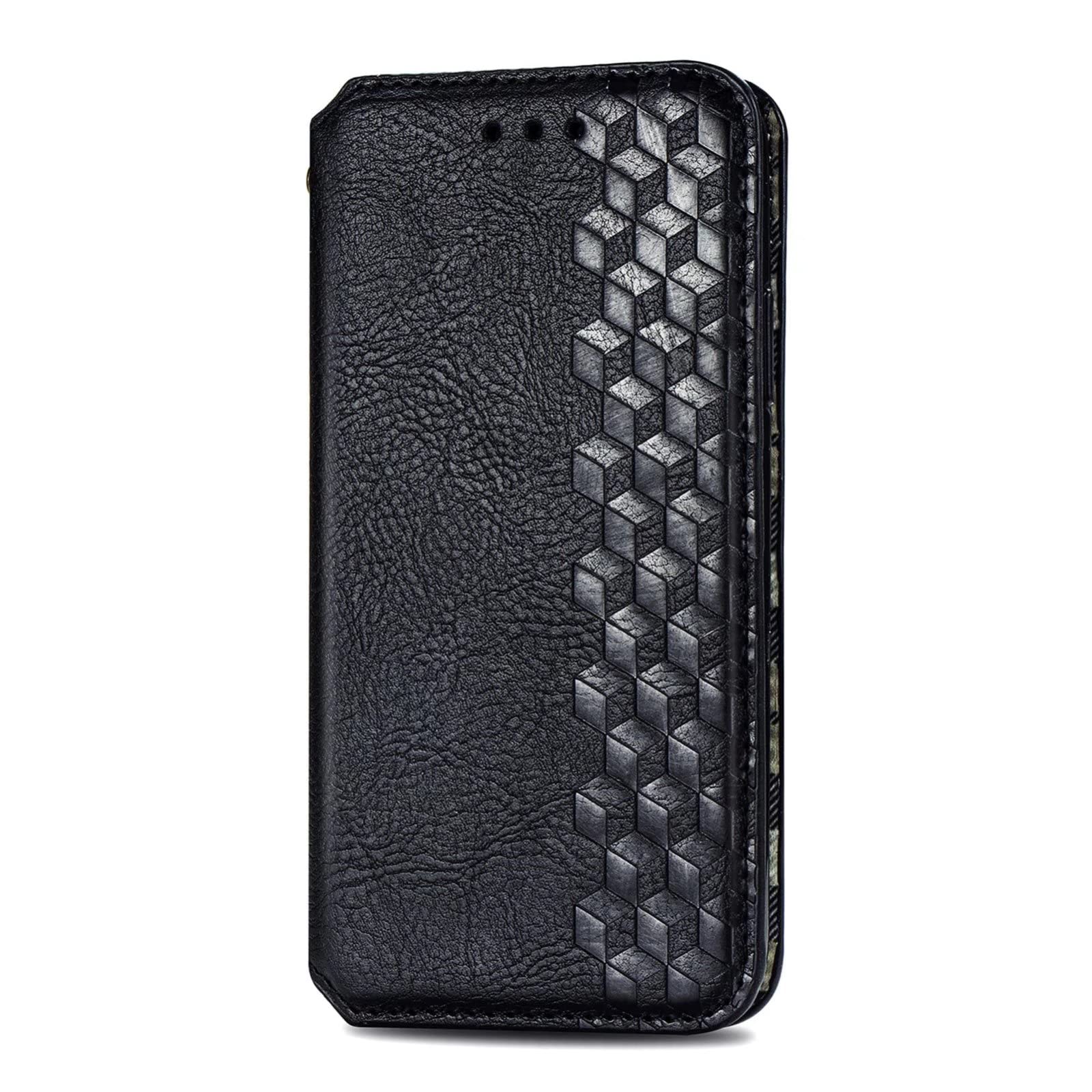 FTRONGRT Case for iPhone 15 Pro Max, with Card Slot, Mobile Phone Holder, Magnetic PU Leather Wallet Case, Mobile Wallet Flip Cover for iPhone 15 Pro Max-Black