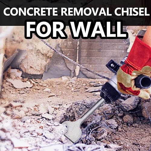 Miniatura 7 de Cincel de desguace SDS Plus de 1.5 x 10 pulgadas (1.496 x 9.843 in) para baldosas de mampostería, cemento, ladrillo, hormigón, piedra de piso