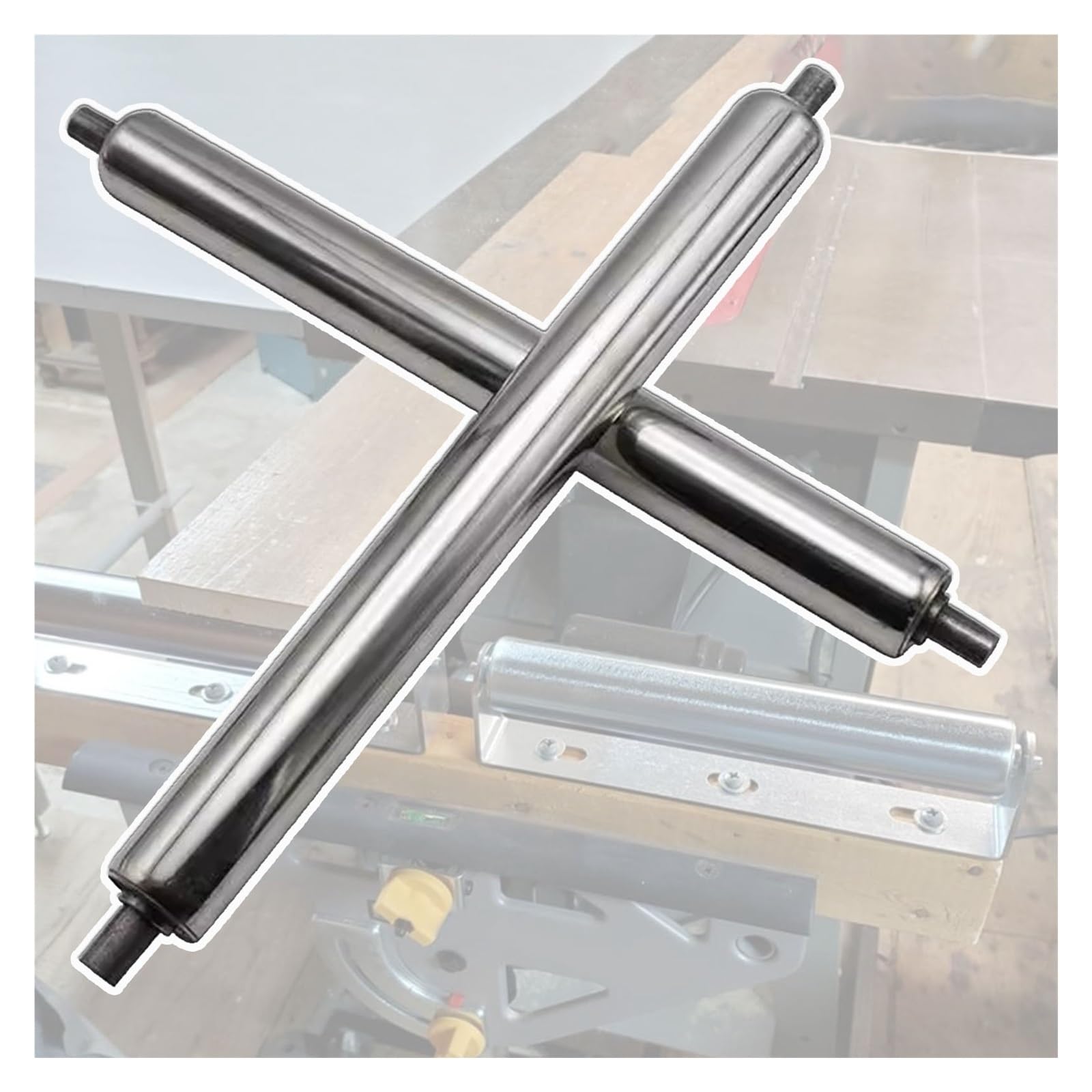 Rouleaux de transport agricole en acier inoxydable de 1,3 pouce pour transmissions robustes 2pcs