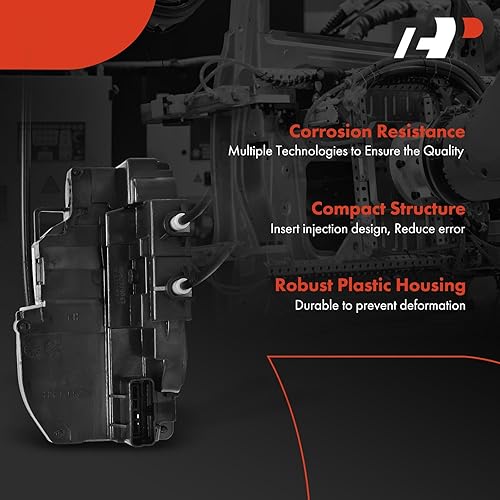 Miniatura 5 de A-Premium Actuador de bloqueo de puerta compatible con vehículos Nissan, Versa 2007-2013 Hatchback, sedán 2007-2010, lado trasero derecho del
