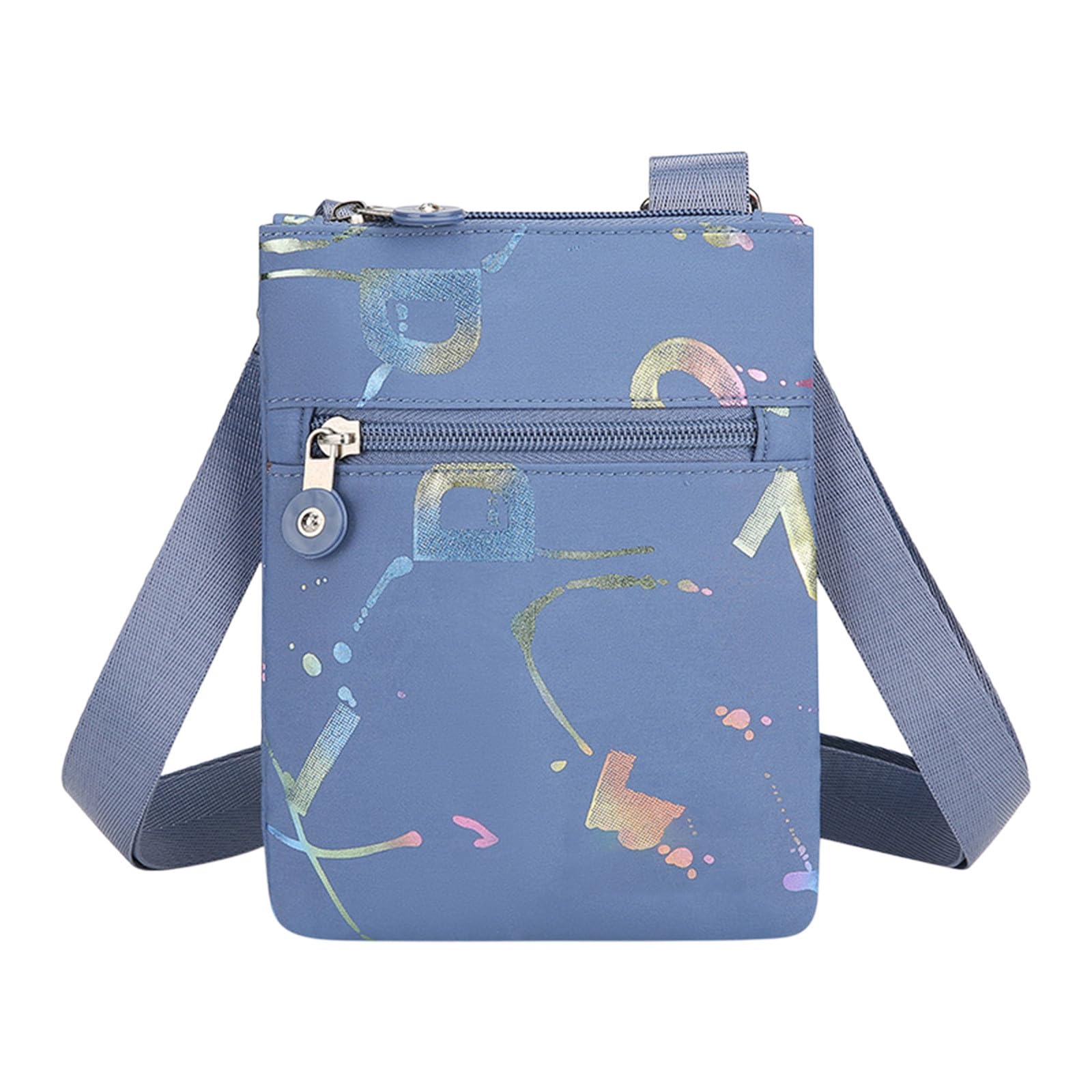 Small Crossbody Bags for Women Cell Phone Crossbody Purse Women Multicolor Handbag with Adjustable Strap