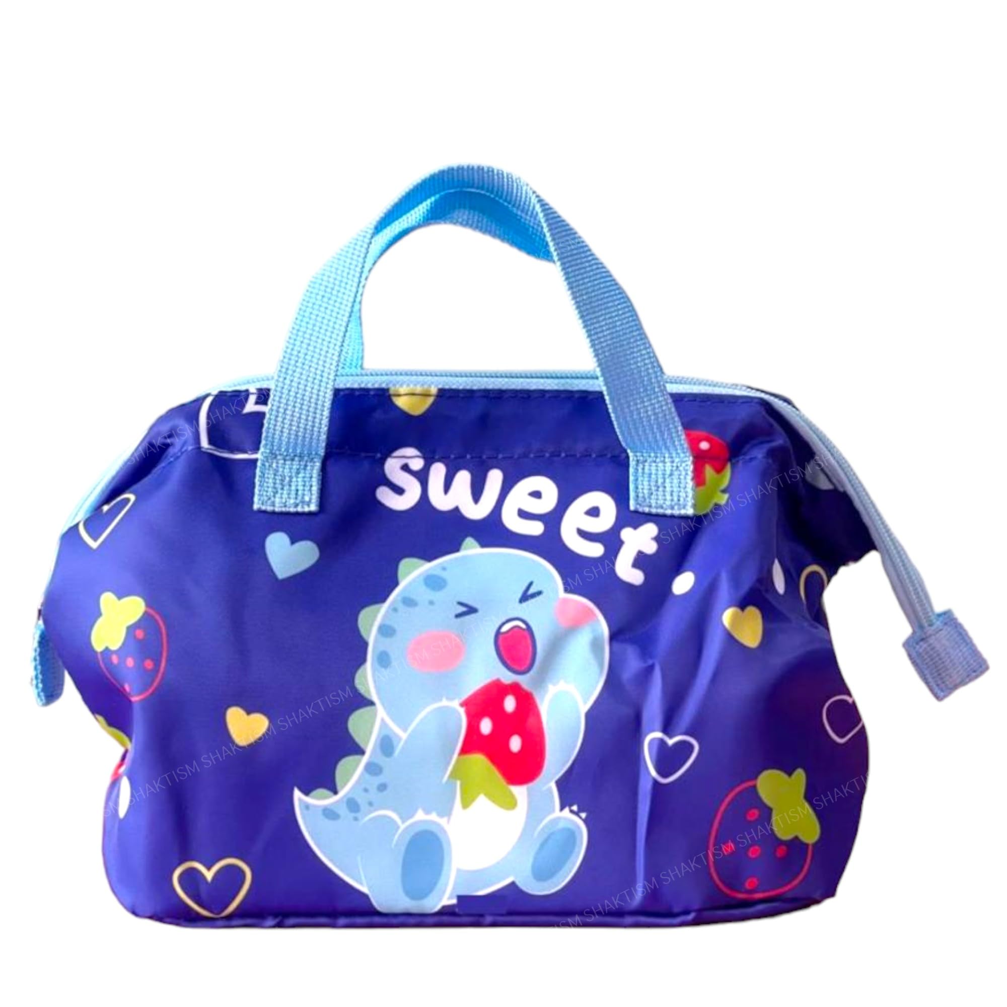 SHAKTISM Lunch Bags Large Insulated Lunch Tiffin Carry Bag | Color Cartoon Theam Big Size Hot Cold Bag for Office Travel School Picnic for Girls, Boys, Men & Women (Blue) (B0D5WF16K3) Amazon Price History, Amazon Price Tracker