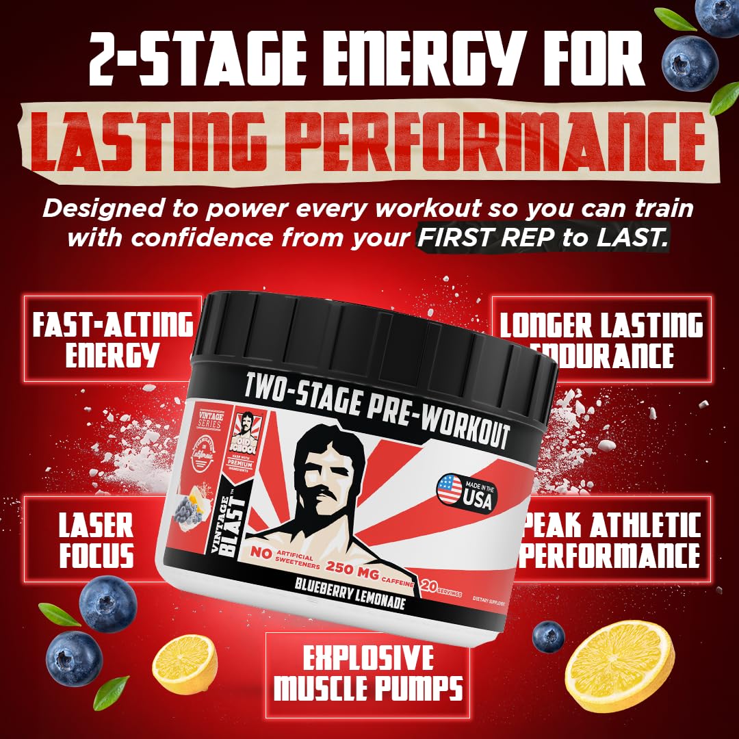 Old School Labs 2 Stage Pre Workout Powder for Massive Pump, Energy & Focus — Amazon image 2