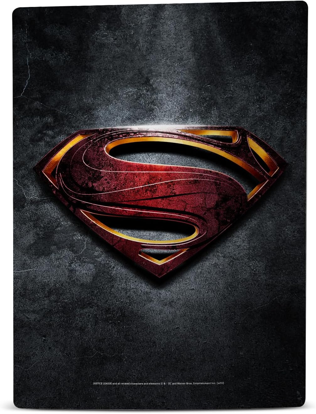 Head Case Designs Officially Licensed Justice League Movie Superman Logo and Character Art Vinyl Faceplate Gaming Skin Decal Compatible with Sony PlayStation 5 PS5 Disc Console & DualSense Controller