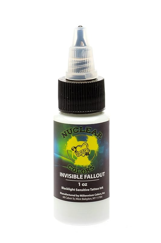 MOM'S Tinta para tatuagem Nuclear UV Invisible Fallout, 14 g