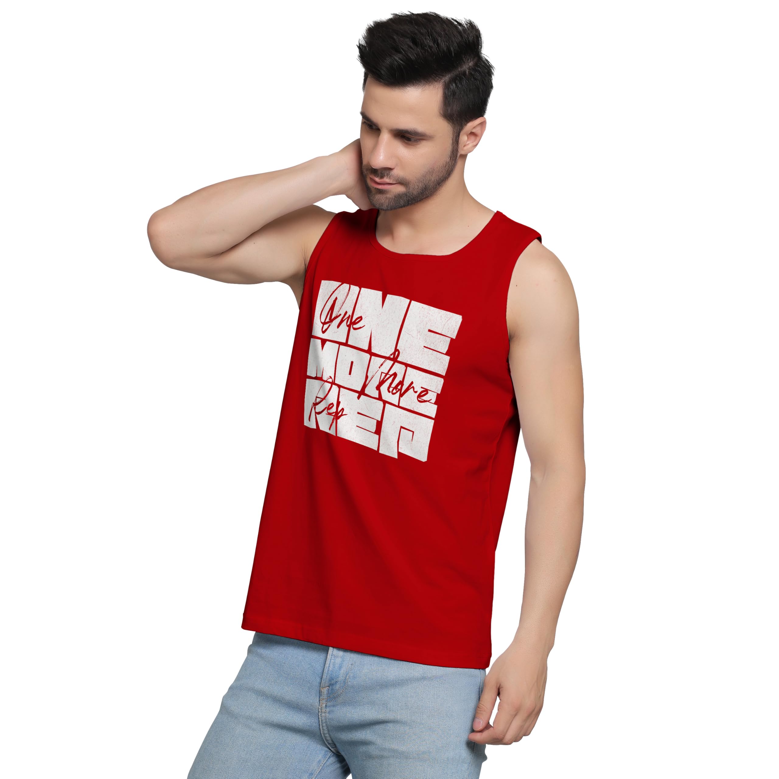 juxar Men's Printed Sando Stylish Sleeveless Cotton Tank Top for Gym, Casual Wear & Summer-picture-43