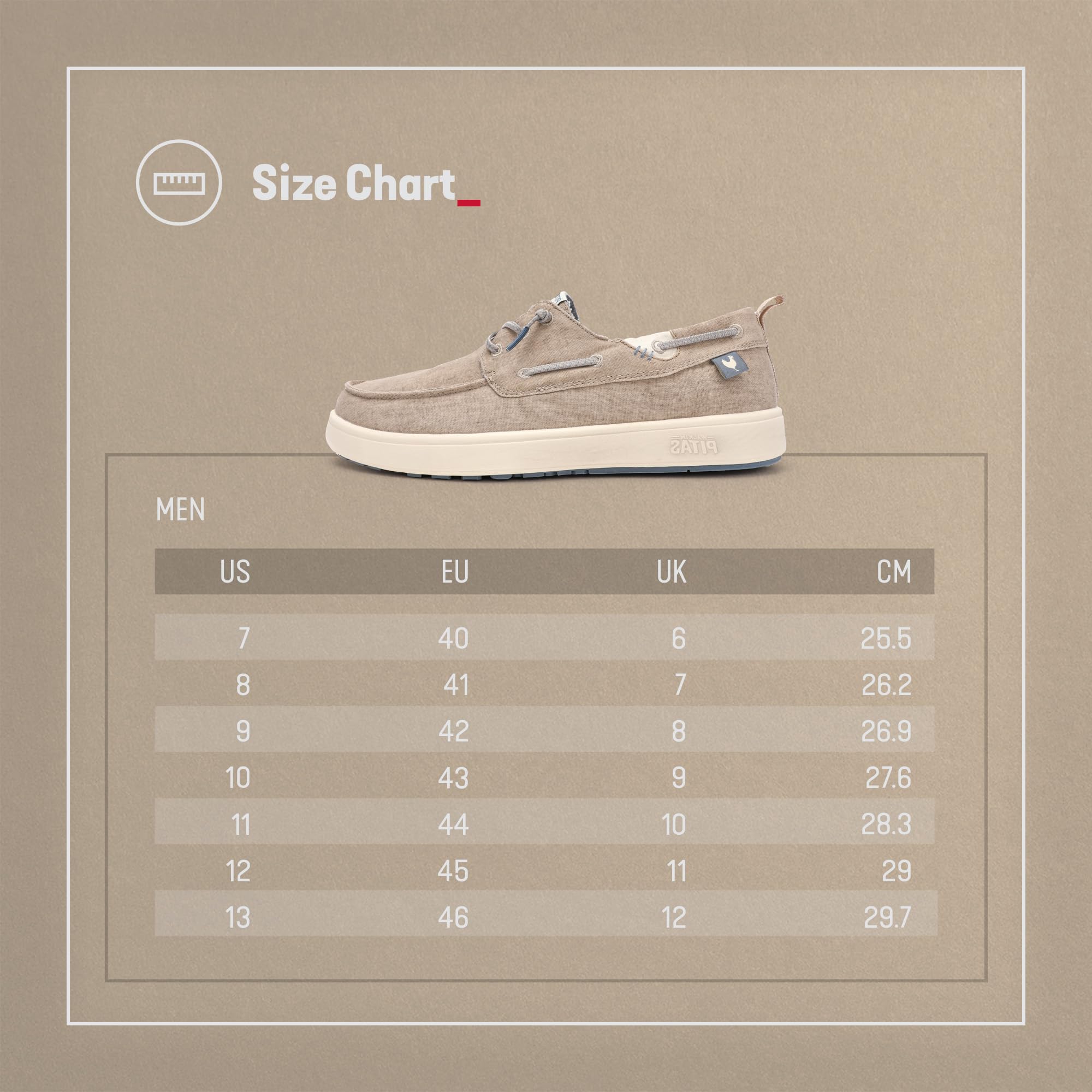 Pitas | Maui Flax | Mocassini Uomo per L'Estate | Scarpe da Barca Estive | Sportive Uomo | Sneakers | Scarpe Walkinpitas