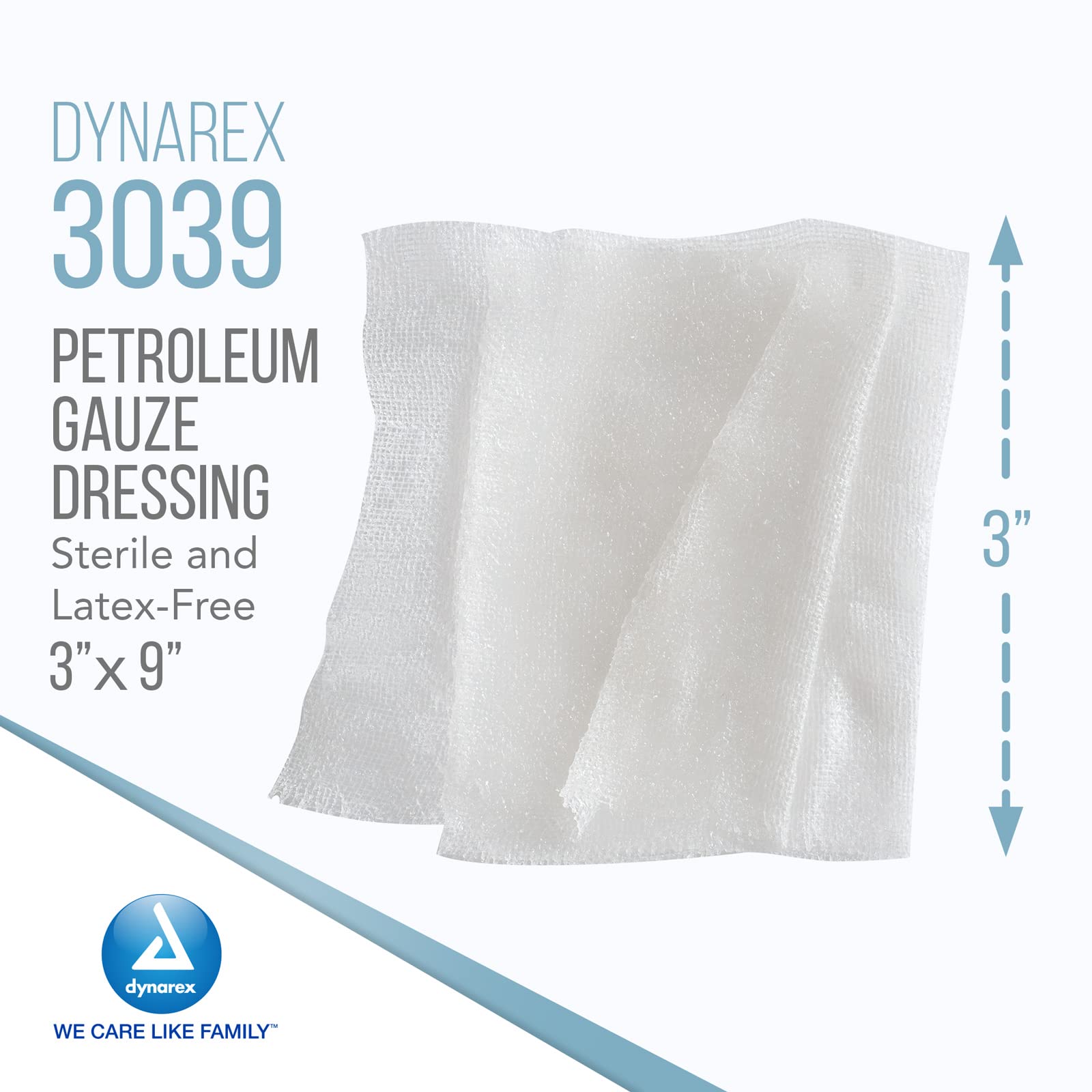Dynarex 3039 Sterile Petroleum Non Adhering Gauze