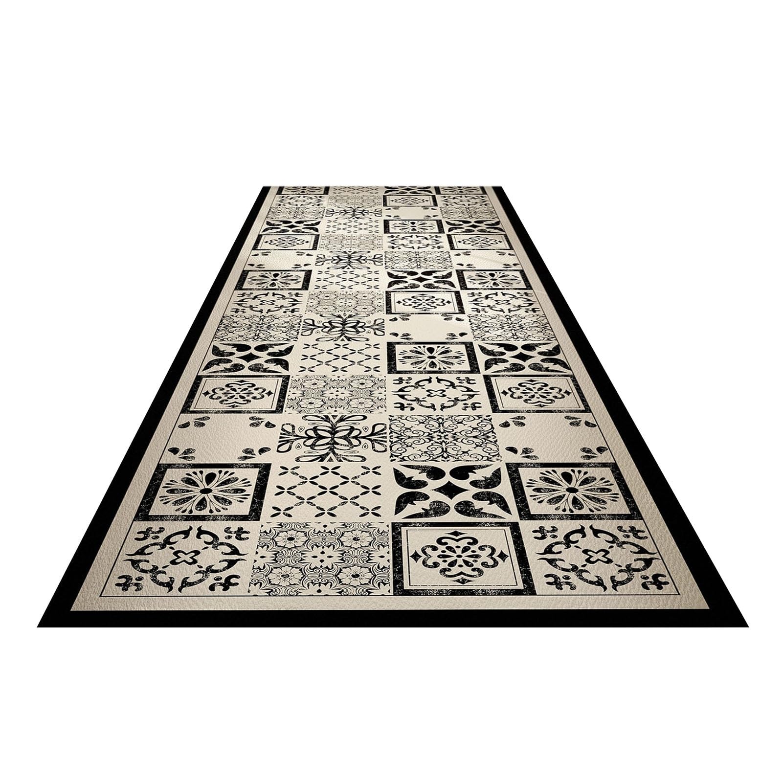 Tapis de couloir pour entrée et escaliers résistant aux passages fréquents