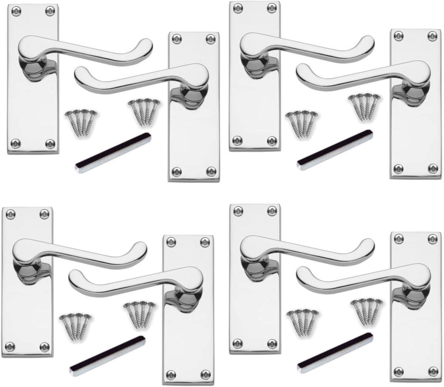 Door Handles Internal Sets Victorian Scroll Lever Latch Internal Door