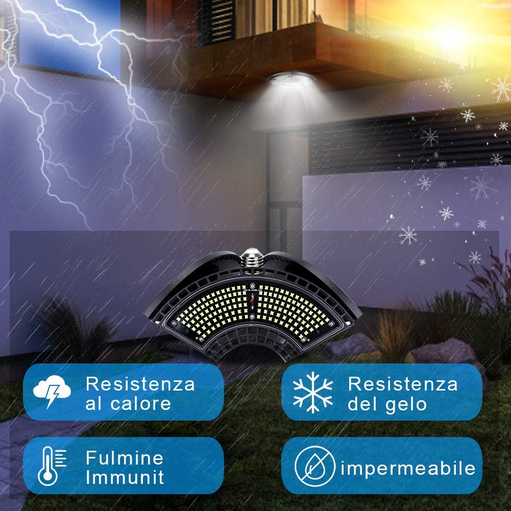 Exсluѕіvе Dіѕсоunt 80% оƒƒеr LED Garage Lights, Cegar 100W Adjustable LED Garage Ceiling Light, 12000Lumens LED Garage Ceiling Light, IP65 Waterproof 6000k Cool Light with High Bright Garage Light for Garage, Warehouse