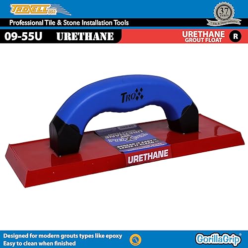 Miniatura 2 de Troxell USA - Flotador de lechada de uretano de 4" x 9" con mango SoftGrip