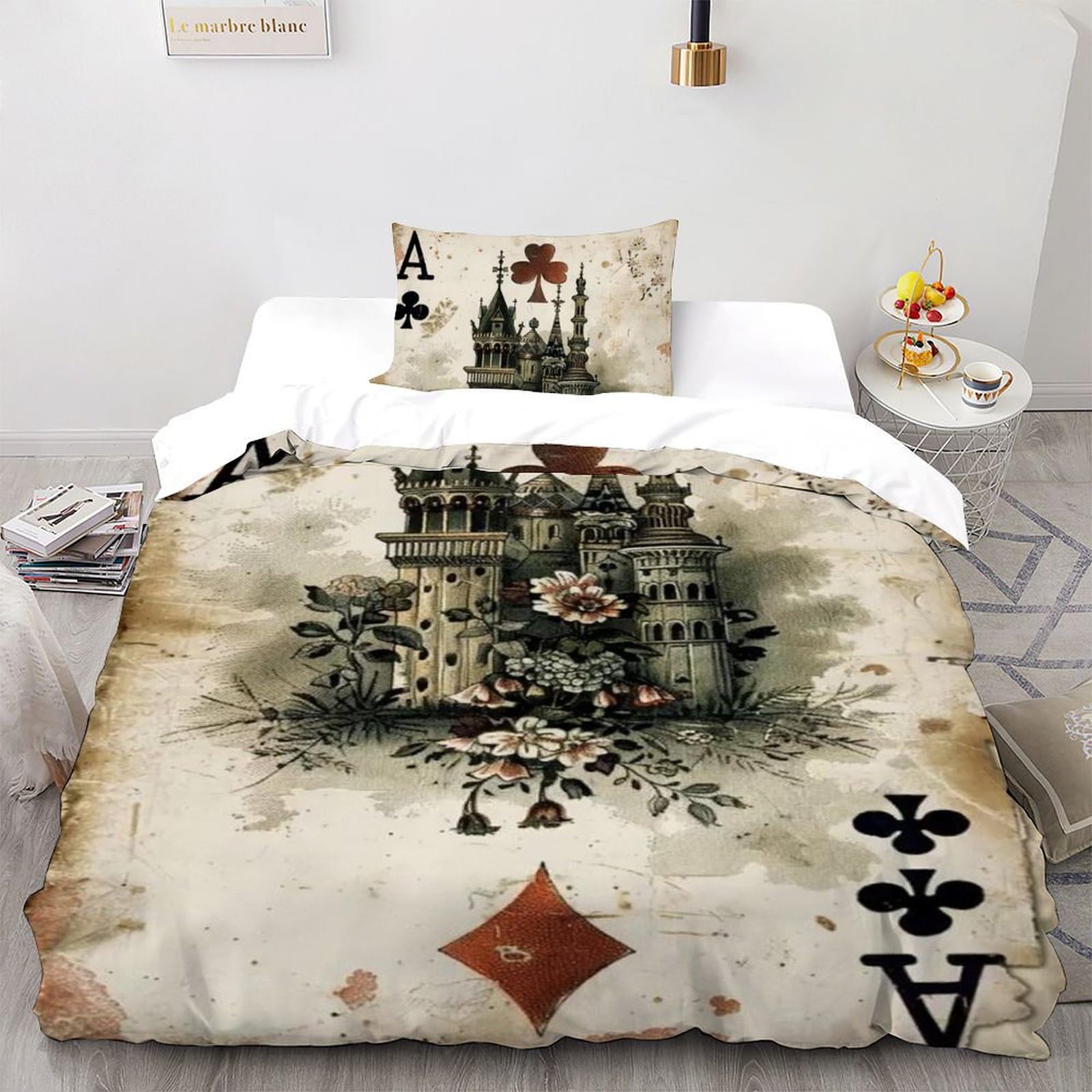 Ensemble de couette vintage pour des nuits douces et créatives