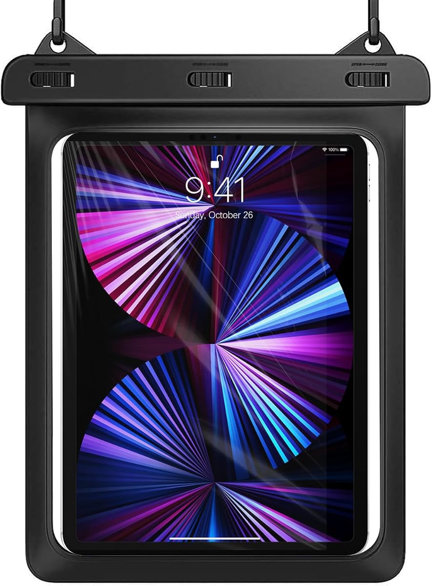 11 inch Waterproof Tablet Case, Dry Bag Pouch for iPad Air M4 11" iPad A16 iPad 11,iPad Pro M5/M4 11",Galaxy Tab A11+/S11,Huawei MatePad SE, Tablets Up to 11 inch