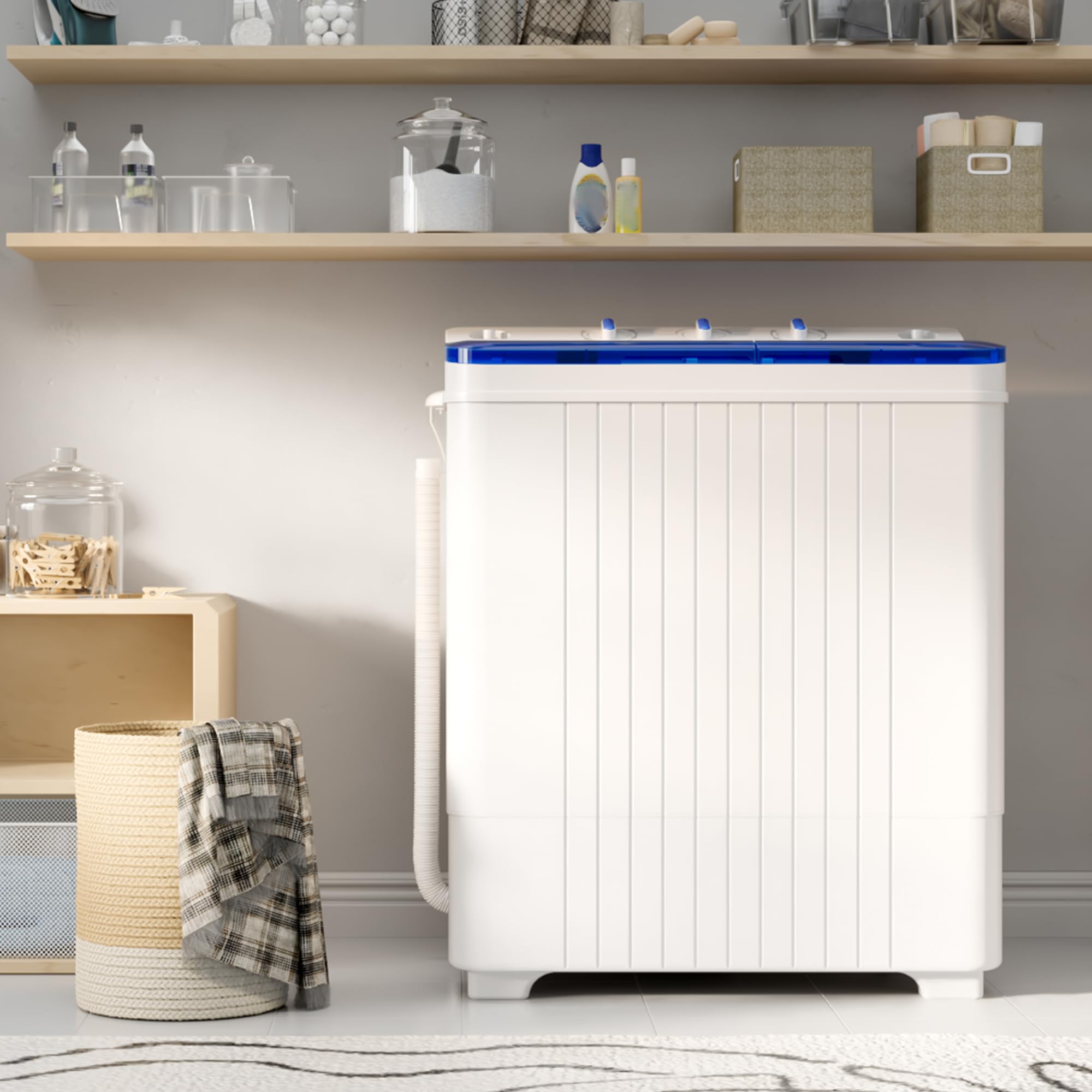 Amazon.com: Omelaza Portable Washing Machine, Twin Tub 28 Lbs