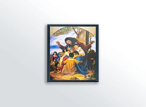 Bless The Children (Religious) - Póster de Alix Beaujour de 18 x 24 pulgadas, sin marco, negro afroamericano