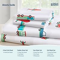 Vista 6 de Wildkin Funda de almohada 100% algodón para niños pequeños, hipoalergénica, suave y transpirable, dinosaurio tierra