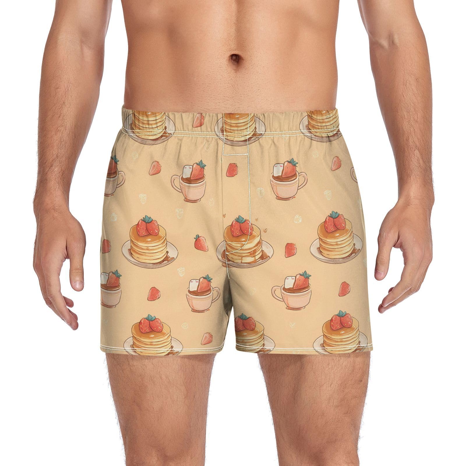 JSTEL Cotton Boxers for Men Muffin Cups Fit Elastic Waistband Underwear S to XXL
