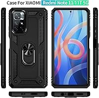 Vista 102 de Funda para Xiaomi 11T / Mi 11t Pro con protector de pantalla, ajuste delgado, protección militar a prueba de golpes, funda protectora para Xiaomi