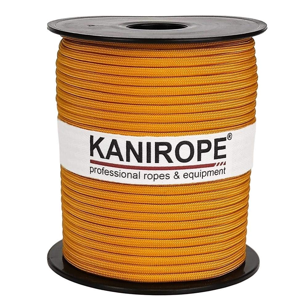 Kanirope® Paracord XPRO ø 3,8 mm 50 m złoto 32-krotnie pleciony
