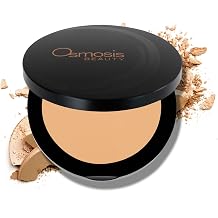 Osmosis Mineral Pressed Base Foundation، Lightweight Powder Makeup، Medium to Full Cover، Matte Finish، 8 Shades