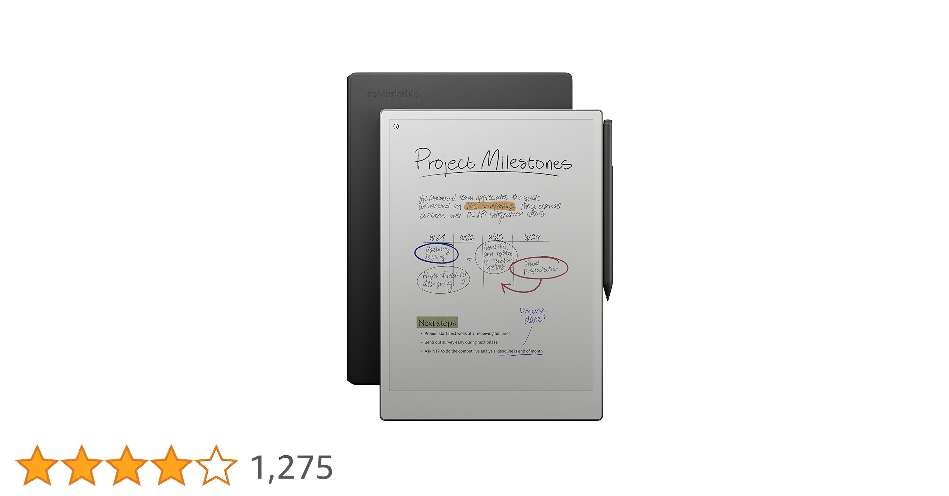 reMarkable Paper Pro Bundle – Premium Leather | Includes 11.8