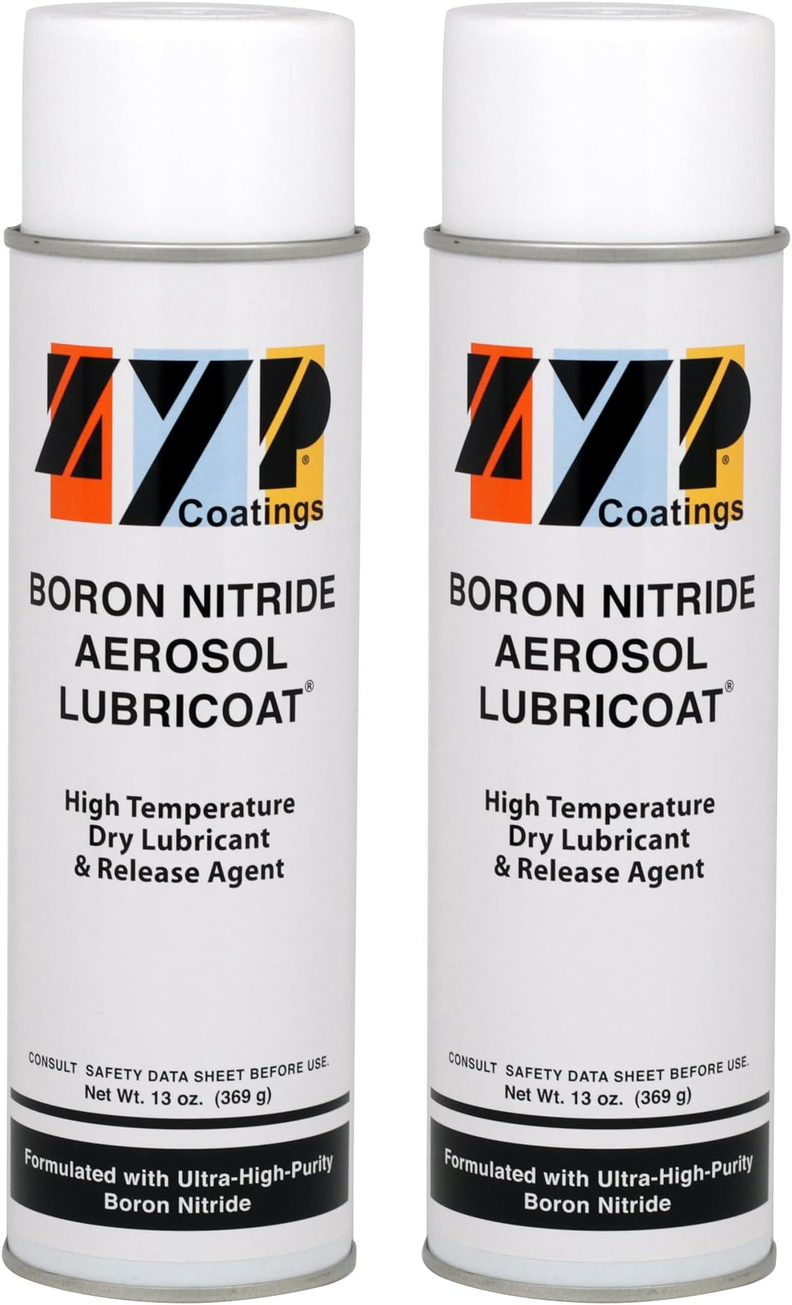 ZYP Coatings Boron Nitride Aerosol Lubricoat (Glass Mold Release) / 2 Pack