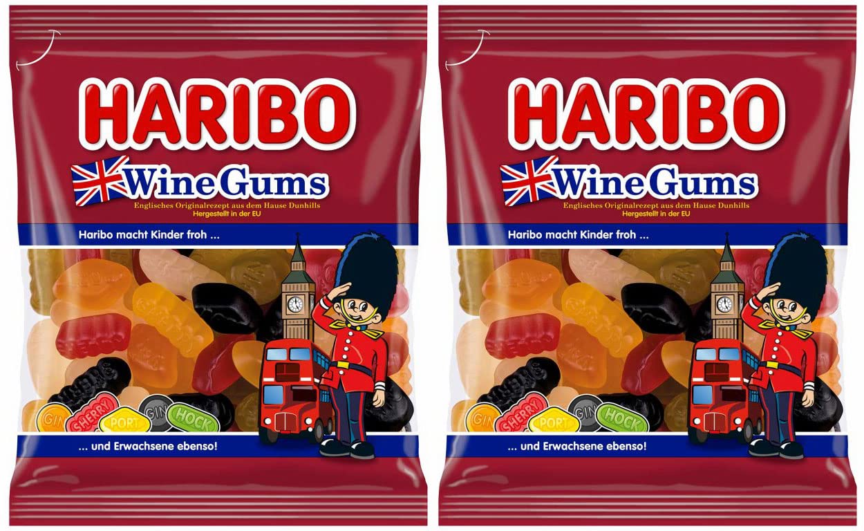 Amazon.com : Haribo Wine Gums Gummy Candy 2-Pack (2 x 175g) : Grocery