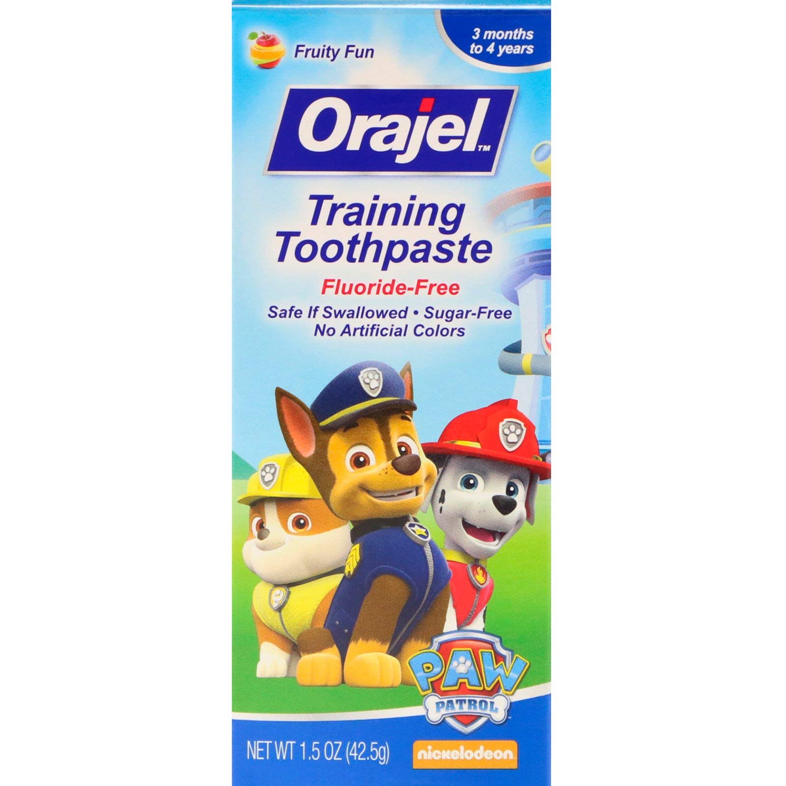 Orajel2 Pack Of Toddler Training Toothpaste Fruity Fun 1.5 Oz.