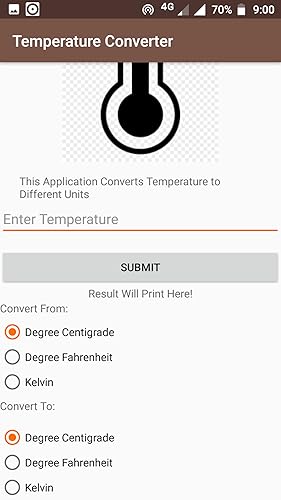 Simple Temperature Converter
