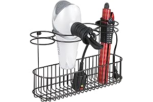 mDesign All-In-One Hair Styling Tool Organizer