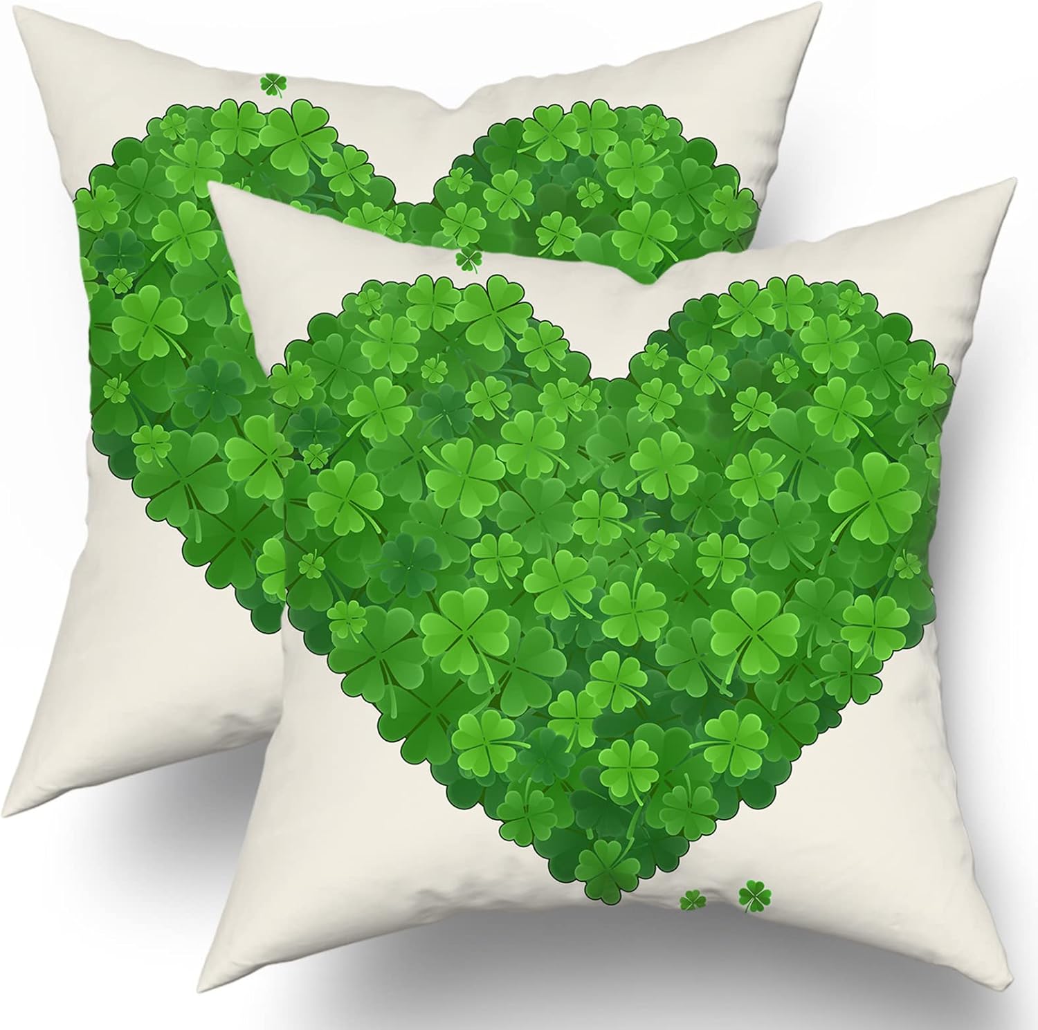 aportt St Patricks Day Spring Pillow Covers 18X18 Inch
